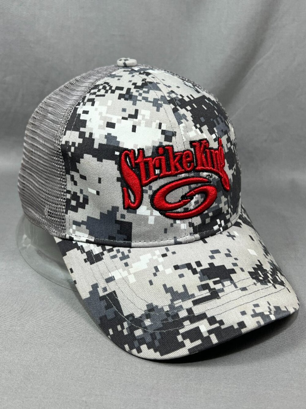 Strike King Fishing Lures Trucker Hat Digital Camo Mesh Outdoor Strapback Cap